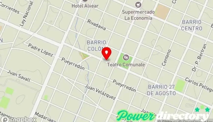 mapa de Panaderia Suarez Panadería, Tienda de fiambres en Santo Tomé