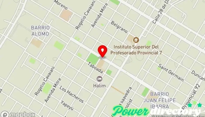 mapa de Panaderia Valentina Panadería en Quimili