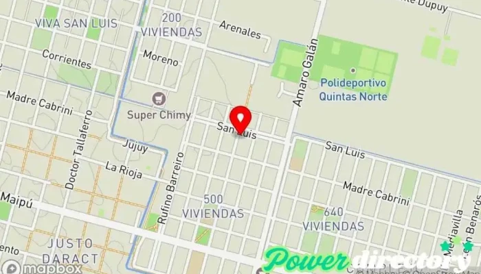 mapa de PANADERIA VIRGEN DEL ROSARIO 2 Panadería en Villa Mercedes