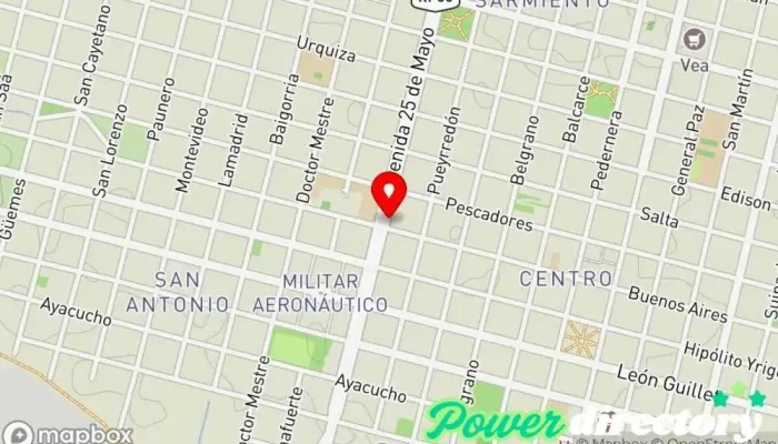 mapa de Panaderia y Confiteria Delicity Panadería, Servicio de catering, Tienda de tartas en Villa Mercedes