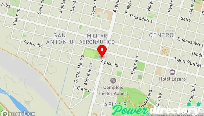 mapa de Panadería y Confitería El Paso Panadería en Villa Mercedes