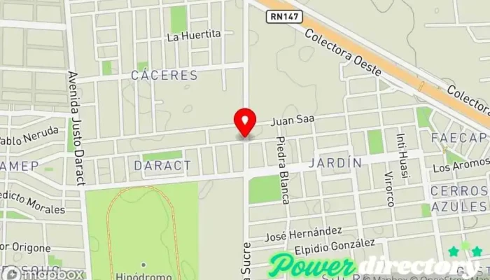 mapa de Panadería y Confitería San Cayetano Panadería en San Luis