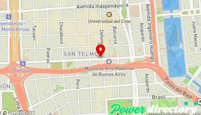 mapa de Panaderia Y Confiteria San Juan Panadería en Cdad. Autónoma de Buenos Aires