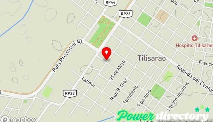 mapa de Panadería y Panificadora don Carlos Panadería en Tilisarao