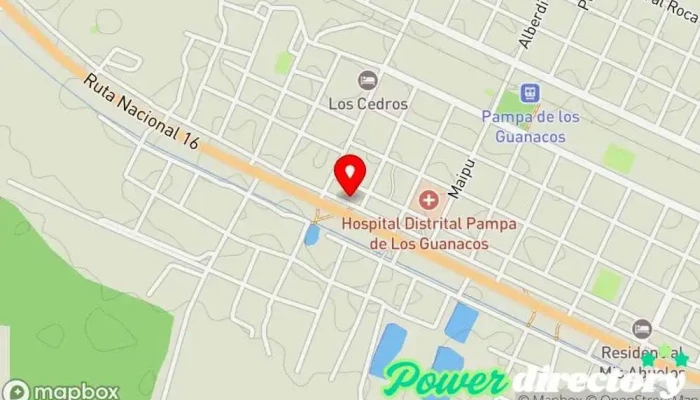 mapa de Panadería y Pastas La primera Panadería en Pampa de los Guanacos