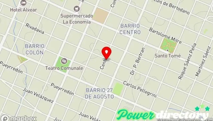 mapa de Panderia El Iman Tienda de alimentación en Santo Tomé