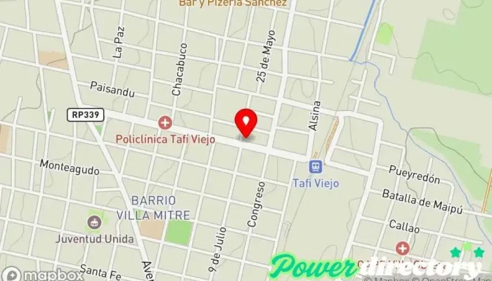 mapa de Panificacion Albertus Panadería en Tafí Viejo