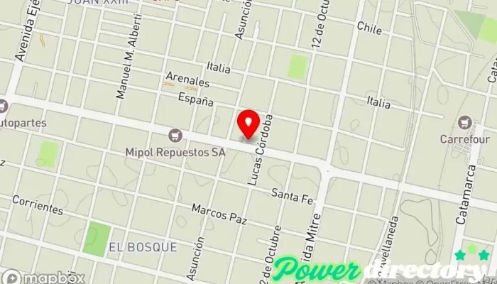 mapa de Panificación La Primavera Panadería en San Miguel de Tucumán