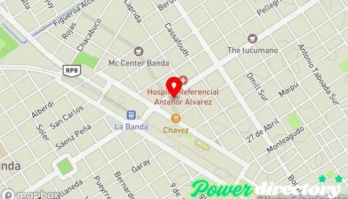 mapa de Panificadora Anabel Panadería en La Banda