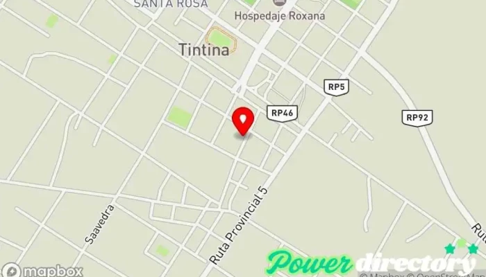 mapa de Panificadora MANJARES Panadería en Tintina