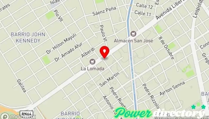 mapa de Panificadora Martinez Panadería en Santiago del Estero