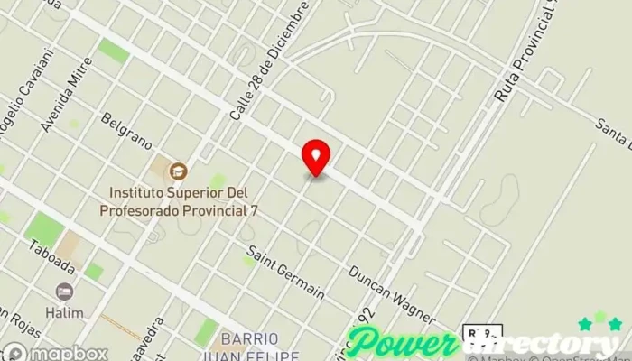 mapa de Panificadora Pan Nina Tienda de alimentación en Quimili
