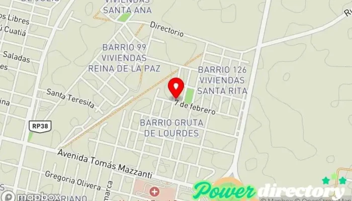 mapa de Panificados Don Pedro Panadería en Goya