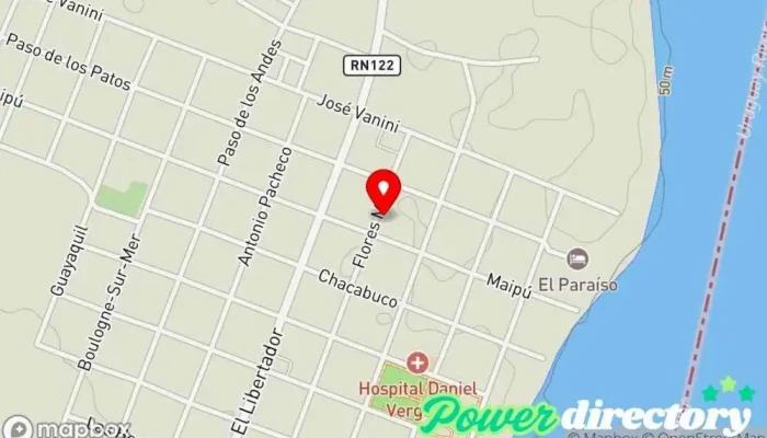 mapa de Panificados hogar del pan Panadería en Yapeyú