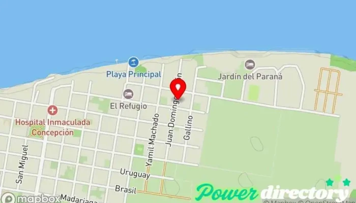 mapa de Panificados MARITA Panadería en Ita-ibate