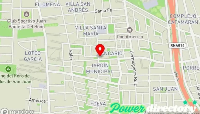 mapa de PANNA&COTTA - Rivadavia Pastelería en Rivadavia