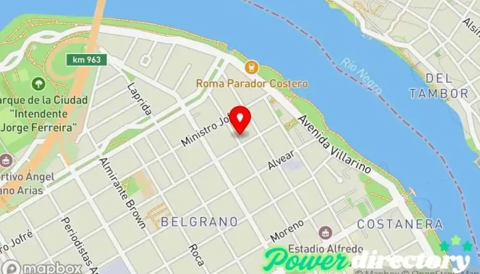 mapa de Patagonia Consorcios Agencia de préstamos en Viedma