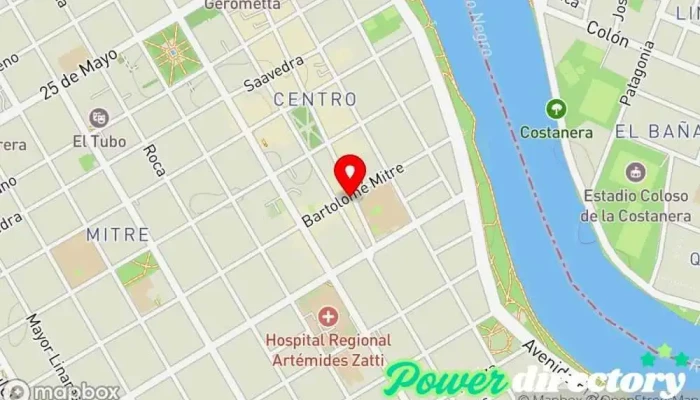 mapa de Patagonia Servicios Financieros Sa Institución financiera en Viedma