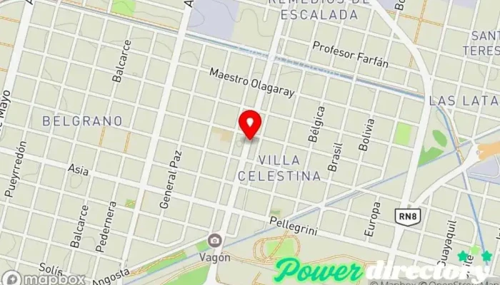 mapa de Pedido 26 Panadería en Villa Mercedes