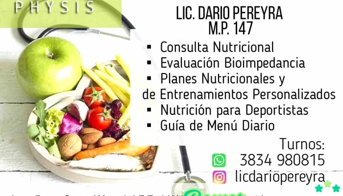 Physis - Kinesiologia, Fisioterapia, Nutrición y Estética Facial - K4700 San Fernando Del Valle De Catamarca