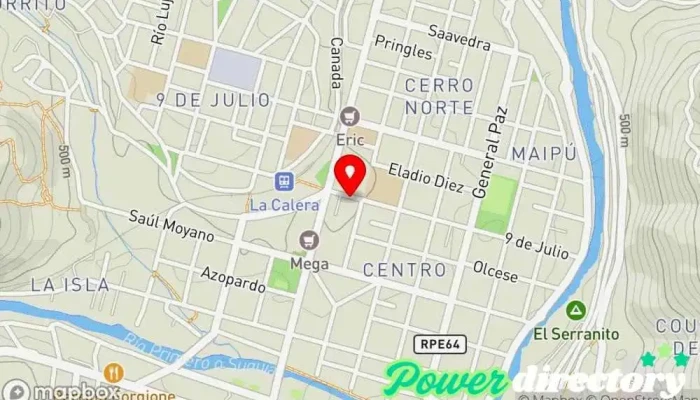 mapa de Plenitud Fisioterapeuta en La Calera