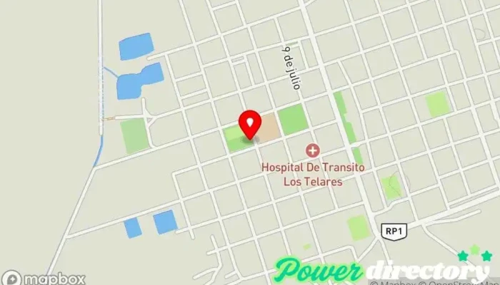mapa de Poli Deportivo Municipal Los Telares Polideportivo en Los Telares