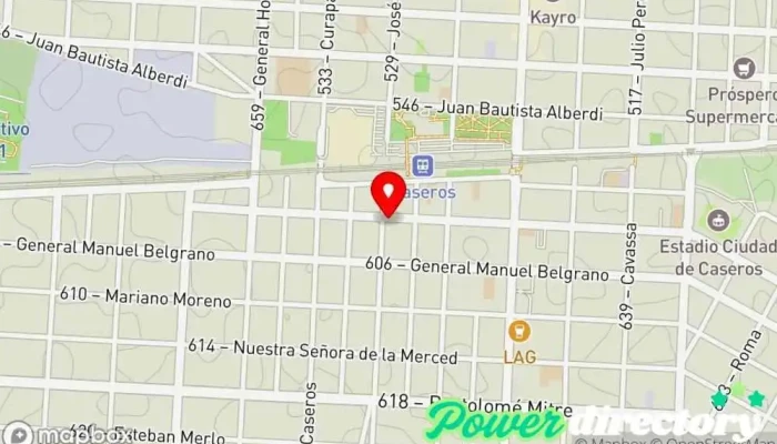 mapa de Policrédito Cooperativa Cooperativa de ahorro y crédito en Gran Buenos Aires
