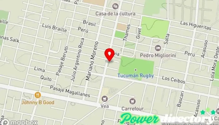 mapa de Polo Norte Panadería en Yerba Buena