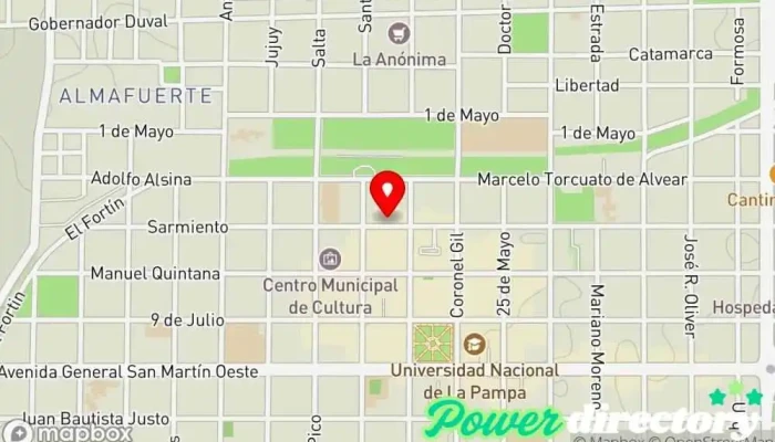 mapa de Prestaciones Sa Servicio de cobro de cheques en Santa Rosa