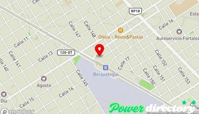 mapa de PRESTAMOS EFECRED BERAZATEGUI Agencia de préstamos en Berazategui