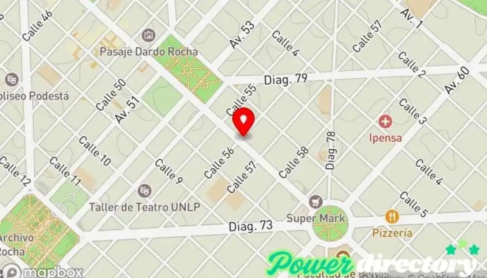 mapa de Préstamos Promover Agencia de préstamos en La Plata