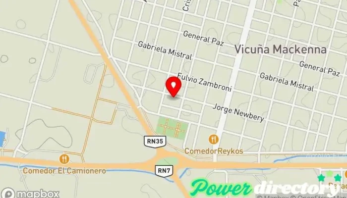 mapa de Priscila Ciravegna - Kinesiología y Fisioterapia Kinesiólogo en Vicuña Mackenna
