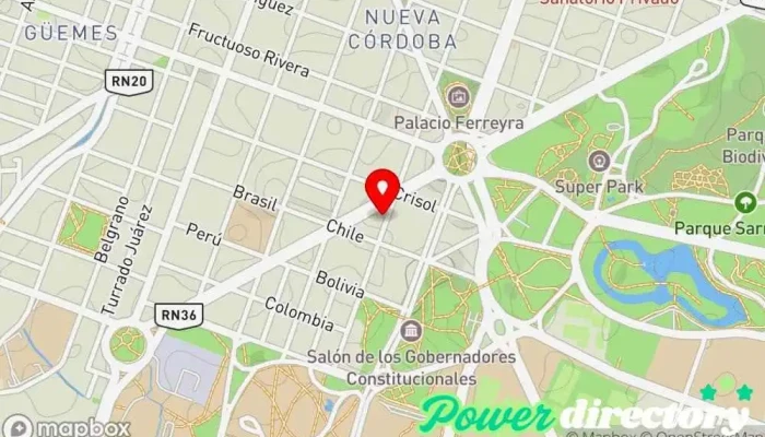 mapa de Prisma Multiespacio Fisioterapeuta en X5000IJX
