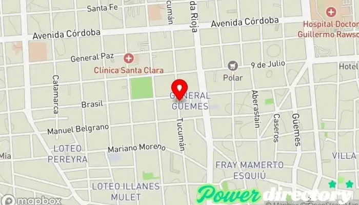 mapa de Proteo Centro de rehabilitación en San Juan