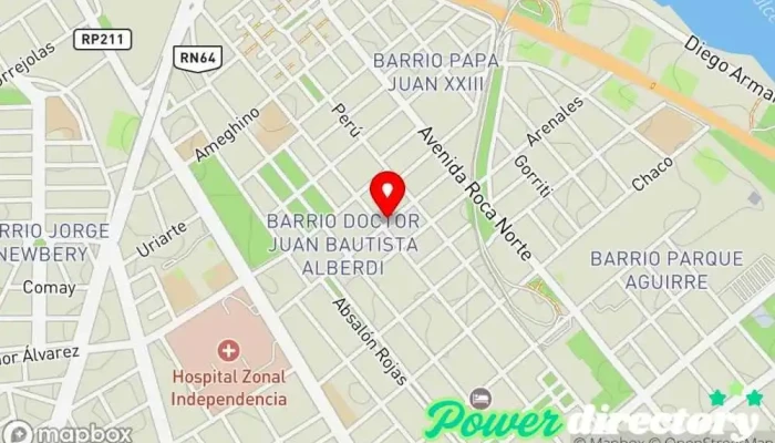 mapa de Qualis - Kinesiología y Quiropraxia Centro de salud en AUJ