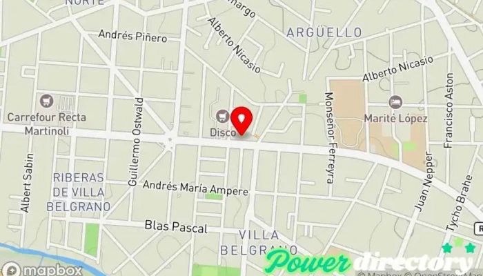 mapa de Quiropraxia Centro Integral Clínica de fisioterapia en Córdoba