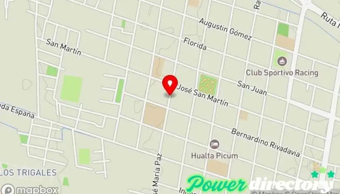 mapa de Rapipago Servicio de transferencias de dinero, Cobro de deudas en San Jose de Jachal