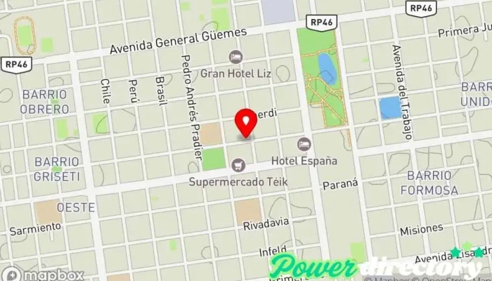 mapa de Rapipago Servicio de transferencias de dinero en Tres Isletas