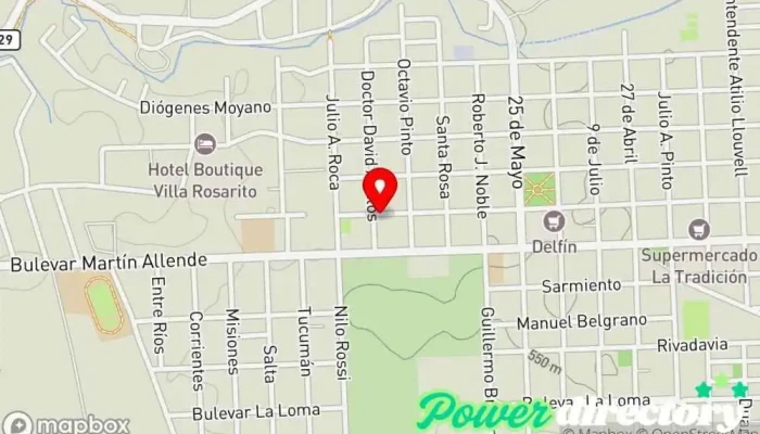 mapa de Rapipago Servicio de transferencias de dinero en Villa del Totoral