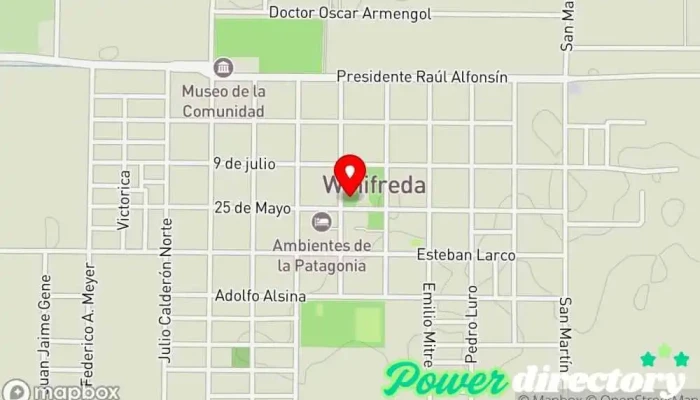mapa de RAPIPAGO Servicio de transferencias de dinero en Winifreda