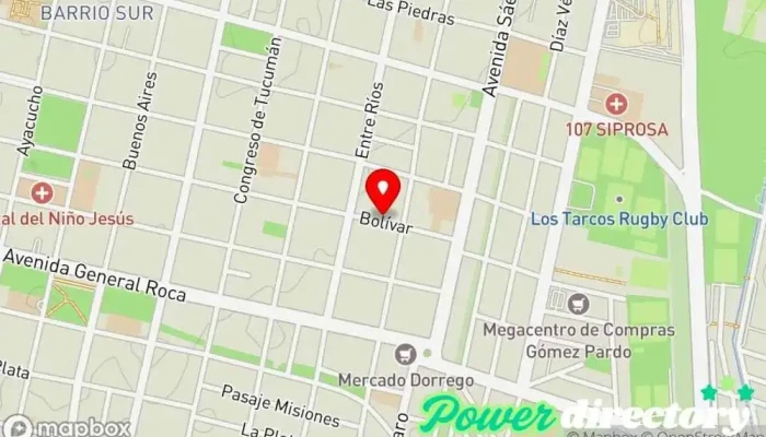 mapa de Rayo De Sol Centro De Dia  en San Miguel de Tucumán