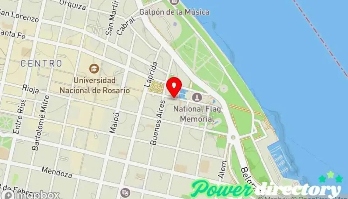 mapa de REDFIN SRL Consultora financiera en Rosario