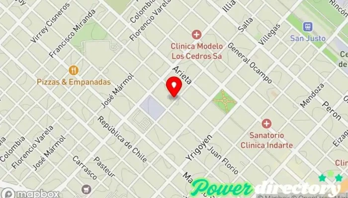mapa de Rehabilitacion De Adicciones Creciendo Juntos Centro de rehabilitación en San Justo