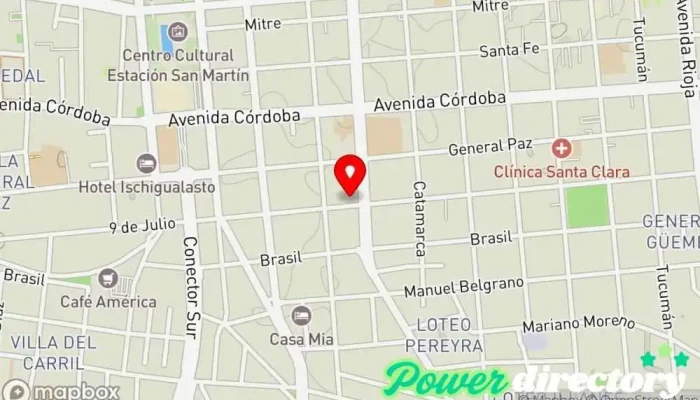 mapa de Rehabilitar San Juan S.R.L. Centro de rehabilitación en San Juan