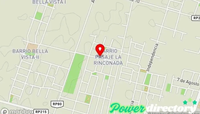 mapa de REPOSTERÍA ARTESANAL DULCE NACHITO Panadería en Villa Aberastain