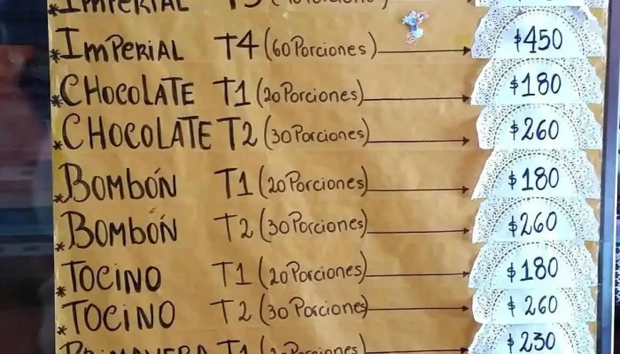 Reposteria Plaza Tortas Tartas Y Masas Finas Carta - San Miguel de Tucumán