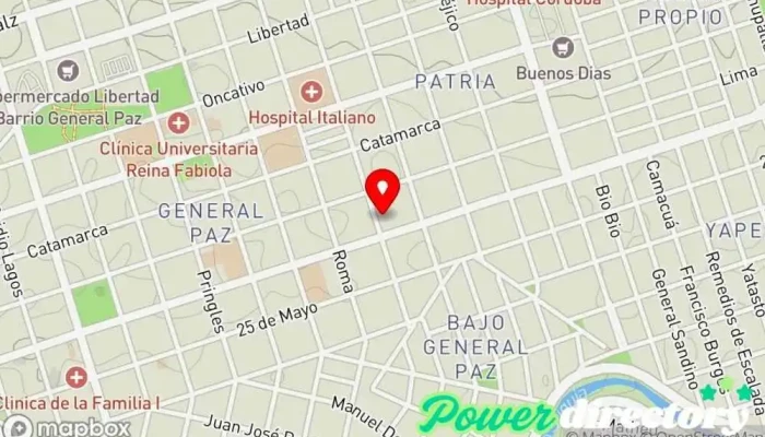 mapa de Rhabilita Centro de rehabilitación en Córdoba