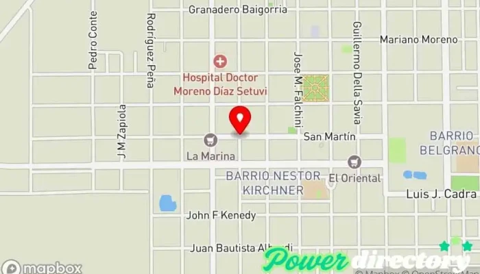 mapa de Ria Envíos de dinero - C y g multimedia Servicio de transferencias de dinero en Santa Sylvina
