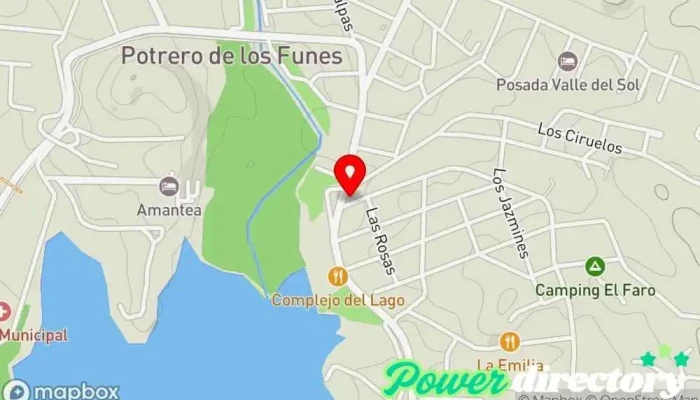 mapa de Rinascere kinesiologia Y fisioterapia Fisioterapeuta en Potrero de los Funes