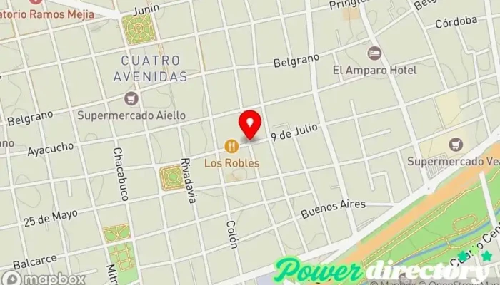 mapa de Rincón de Aromas Panadería en D5702ARW